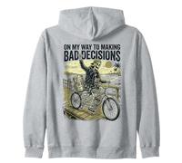 en Route pour Prendre de Mauvaises décisions | Skeleton Vacation Sweat à Capuche