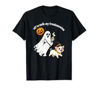 en Route pour Promener Mon Cochon d'halloween Frankenswine T-Shirt
