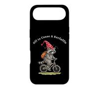 en Route pour provoquer Un kerfuffle, Amusant et Bizarre, Faites du vélo avec Un Raton Laveur Coque pour iPhone Air