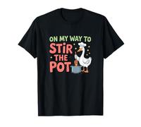 En route pour remuer la casserole Funny Duck Rascal Trouble Maker T-Shirt