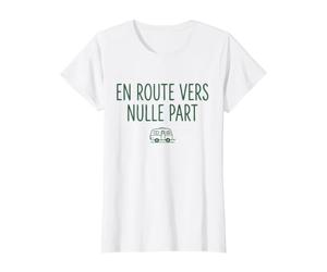 en Route vers Nulle Part Vanlife Nature Évasion Liberté T-Shirt Graphique avec Valeur
