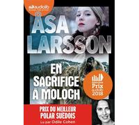 En sacrifice à Moloch Livre audio 1 CD MP3 - Åsa Larsson - Audiolib - Texte lu (CD) - Textes lus CD