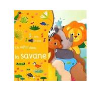 En safari dans la savane - Simona Beretta - Piccolia - cartonné - Album éveil dès la naissance