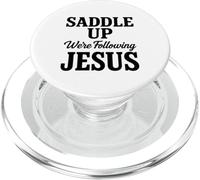 en Selle, Nous suivons Jésus, la Foi, Les Écritures chrétiennes, Dieu PopSockets PopGrip pour MagSafe