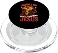 en Selle, Nous suivons Les Écritures chrétiennes de la Foi en Jésus PopSockets PopGrip pour MagSafe