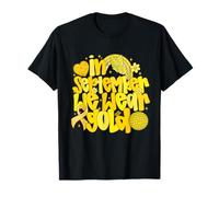 en Septembre, Nous portons Gold Childhood Cancer Awareness Preppy T-Shirt