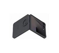 en silicone avec anneau selfie Noir pour Galaxy Z Flip 7