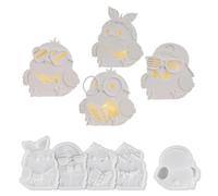 En silicone en forme d'œufs pour castes de résine époxy, œufs, bijoux, assiettes, fournitures artistiques, décoration d'intérieur, tasse personnalisée