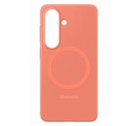 Samsung Coque arrière magnétique Galaxy S26 Silicone Rouge corail