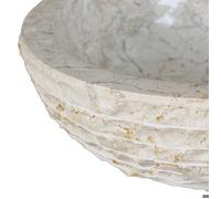 EN SOLDE*LAVABO - VASQUE - MONNA - Anti-taches Lavabo Marbre 40 cm Crème@115730