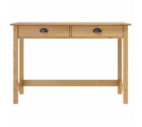 ""En solde"" Table console moderne - UU - Petite Table de Présentation - Hill Range avec 2 tiroirs 110x45x74 cm Pin solide L6045