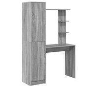 ""En solde"" Table Informatique Adulte/enfant - CLOUD - Bureau à Domicile - (2 pcs) - Gris Sonoma B229