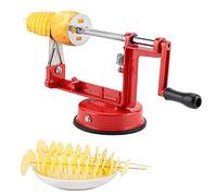 en Spirale Pomme de Terre Frites en Acier Inox, Éplucheurs de Pommes de Terre Fruit Carottier Remuer Trancheuse Coupeur, Machine à Copeaux pour Pommes de Terre, Chips Tornade