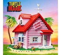 En stock 1434 pièces Blocs de construction Maison de la Tortue Architecture Anime Maison de Kame l'Immortel Briques à assembler Jouets Cadeau pour les fans et les enfants Original box