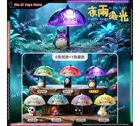 【En stock】 Boîte mystère originale Hayao Miyazaki Gentle Rain Glow, veilleuse magnétique, figurine classique d'anime, poupée, souvenirs, jouet, cadeau Random 1pcs