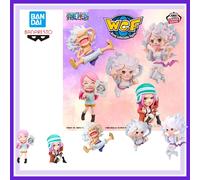 En stock, figurine de collection Bandai Banpresto One Piece Luffy Jewelry Bonn Wcf Series, ensemble complet, modèle d'ornement, cadeau d'anniversaire, jouet BLANC
