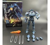 【En stock】Figurine lumineuse NECA Pacific Rim Crimson Typhoon Gipsy Danger Cherno Alpha, 20 cm, modèle de collection, jouet, cadeau G
