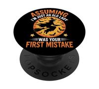 en supposant Que Je ne suis qu'une Vieille sorcière d'halloween PopSockets PopGrip Adhésif