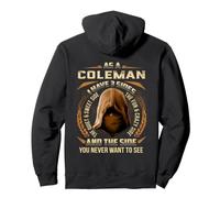 en Tant Que Coleman, J'Ai 3 côtés Ninja personnalisé Cadeau d'anniversaire Sweat à Capuche