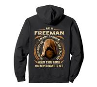 en Tant Que Freeman, J'Ai 3 côtés Ninja personnalisé Cadeau d'anniversaire Sweat à Capuche