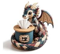 en Tissu Artisanal, boîte à mouchoirs en Forme de Dragon, Projet de Couture avec Texture matelassée pour Bureau d ' étude, Affichage du Coin de Lecture, Artisanat de Couture Dragon, en décor