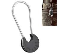 en titane, porte-clés en acier titane, multifonctionnel, accessoire de sac à dos, poulie, breloque de sac léger pour l'extérieur et le camping, construction robuste, design portable