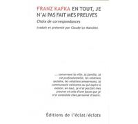 En tout, je n'ai pas fait mes preuves