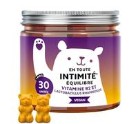 En Toute Intimité - Equilibre - Bien-être intime - avec Vitamine B2 (riboflavine) et Vitamine C - 30 pièces (1 mois) - Multivitamines Femme - Sans sucres ajoutés, Végan - Bears with Benefits