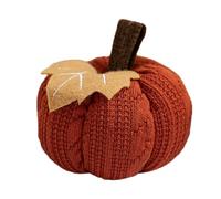 en tricot pour décoration d'automne - Décoration de citrouilles en tricot - Décoration d'automne vibrante de couleur orange | saisonnier, ornements décoratifs chauds et confortables, ca