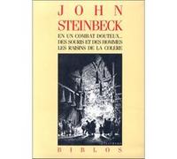 En un combat douteux... - Des Souris et des hommes - Les Raisins de la colère John Steinbeck (Auteur), Philippe Labro (Préface), Marcel Duhamel (Traduction), Edmond Michel-Tyl (Traduction), Maurice Ed