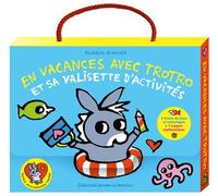 En vacances avec Trotro et sa valisette d'activités 2 blocs de jeux et coloriages + 1 crayon multicouleur - Bénédicte Guettier - Gallimard jeunesse - Boîte ou accessoire - Document jeunesse