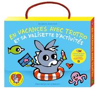 En vacances avec Trotro et sa valisette d'activités 2 blocs de jeux et coloriages + 1 crayon multicouleur - Bénédicte Guettier - Gallimard jeunesse - Boîte ou accessoire - Document jeunesse