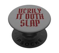 en vérité, ça gifle drôle Castlecore PopSockets PopGrip Adhésif