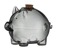 en verre - décorative en forme de cochon en forme de cochon - Décoration de table - Pour la maison, le bureau, le salon, la chambre d'enfant - Cadeau moderne Sam