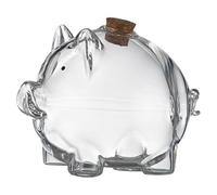 en verre - décorative en forme de cochon en forme de cochon - Décoration de table - Pour la maison, le bureau, le salon, la chambre d'enfant - Cadeau moderne Sam