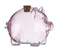 en verre - décorative en forme de cochon en forme de cochon - Décoration de table - Pour la maison, le bureau, le salon, la chambre d'enfant - Cadeau moderne Sam
