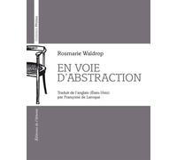 En voie d'abstraction - Rosmarie Waldrop - L'attente Eds De - broché - Poésie