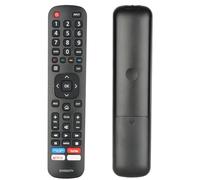 EN2BI27H Télécommande Compatible avec Hisense Smart TV 32AE5500F 40AE5500F H43B7100 H43B7120 H43B7500 H50B7100 H50B7300 H55B7100 Contrôleur Remplacement avec PrimeVideo Youtube Netflix Boutons