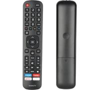 EN2BI27H Télécommande Compatible avec Hisense Smart TV 32AE5500F 40AE5500F H43B7100 H43B7120 H43B7500 H50B7100 H50B7300 H55B7100 Contrôleur Remplacement avec PrimeVideo Youtube Netflix Boutons