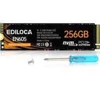 EN605 M.2 SSD Internal Hard Drive,NVMe1.3 PCIe Gen3 x4 SSD,M.2 2280,256GB,Read/Write Speed up to 2150/1300MB/s,Compatible with Laptop and Desktop PC