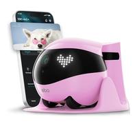 Enabot EBO Air 2 FamilyBot Caméra mobile 2K pour animaux de compagnie avec expressions faciales personnalisables, caméra sans fil avec vision nocturne, caméra pour chien avec audio 2 voies, recharge