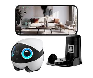 ENABOT EBO Air 2 Plus Robot d'accompagnement avec configuration premium et surveillance HD - Blanc lunaire