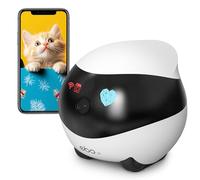 Enabot EBO SE FamilyBot, Caméra Robotique pour Animaux de Compagnie avec Roues, Caméra de Surveillance Intérieure 1080p, Croisière Automatique, Audio Bidirectionnel et Vision Nocturne