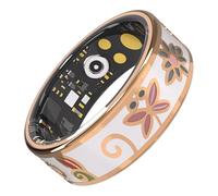 Enamel Craft Bague intelligente pour homme et femme - Tracker d'activité sans frais d'abonnement avec suivi du sommeil, fréquence cardiaque, SpO2 - Étanchéité IP68 pour iPhone et Android - Tracker