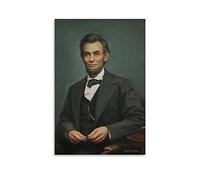 Enartly Affiches et impressions 6 Presidente degli Stati Uniti Abraham Lincoln Retro Stampa Quadri Immagine per Soggiorno Camera da letto Decorazione 50 * 70cm Senza Cornice