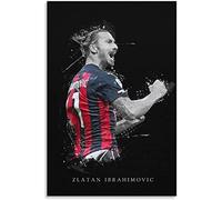 Enartly Affiches et impressions Giocatore di football Zinedine Zidane Giocatore di golf Dustin Johnson Tela decorativa Arte della parete Soggiorno Poster Camera da letto 40 * 60cm Senza Cornice