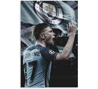 Enartly Affiches et impressions Kevin De Bruyne Giocatore di calcio Maestro di centrocampo belga 2 Stampa dipinti per soggiorno Camera da letto decorazione 60 * 90cm Senza Cornice