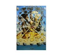 Enartly Affiches et impressions Salvador Dalí Galatea di The Spheres Poster Soggiorno Camera da letto Pittura Opera d'arte 60 * 90cm Senza Cornice