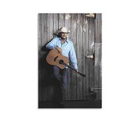 Enartly Impression sur toile Affiche Country Music Collection Retro Alan Jackson Poster Decorazione Soggiorno Camera da letto Pittura 60 * 80cm Senza Cornice