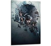 Enartly Impression sur toile Affiche Film Pirati dei CaraibiLa fine del mondo Poster decorativi del soggiorno 30 * 50cm Senza Cornice